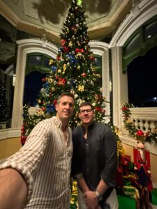 Cody Emile Christmas Tree Selfie