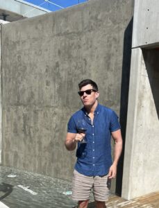 Emile wine glass concrete wall c5ab4b34